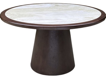 私房菜餐廳中（zhōng）式實木岩（yán）板餐桌