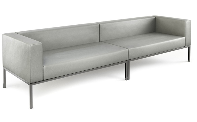 音樂主(zhǔ)題餐廳不(bú)鏽鋼皮革休閑沙發