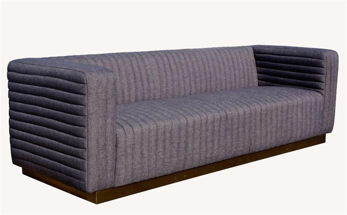 音樂主題餐（cān）吧北（běi）歐風休閑布藝（yì）沙發（fā）