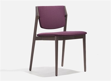 主題（tí）餐廳極簡實木時尚靠背椅子