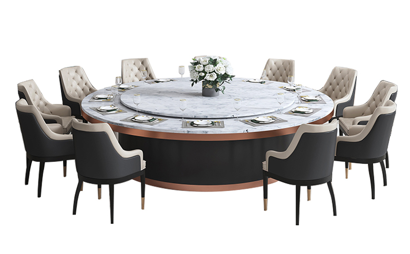 大理石（shí）電動餐桌