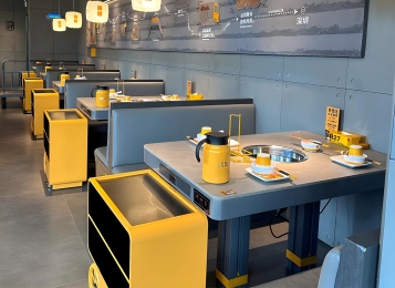 潮發潮汕（shàn）牛肉火鍋店桌椅