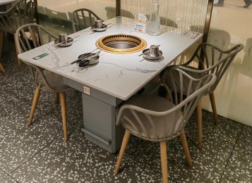 炭火烤肉店定製岩板下排