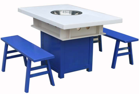 大理石實木（mù）火鍋家（jiā）具