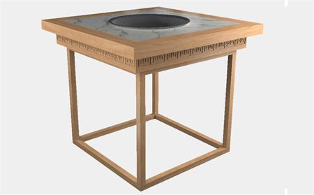 正方（fāng）形火（huǒ）鍋桌