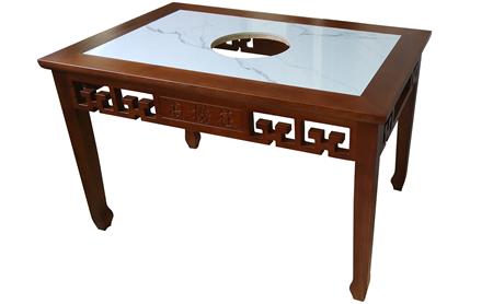 實木(mù)火鍋桌