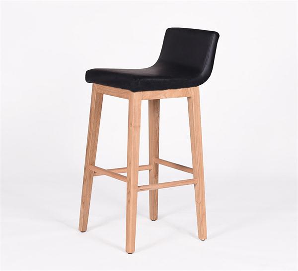 田園風簡約優（yōu）質實木酒吧椅