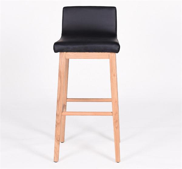 田園風（fēng）簡約優質實（shí）木酒吧椅