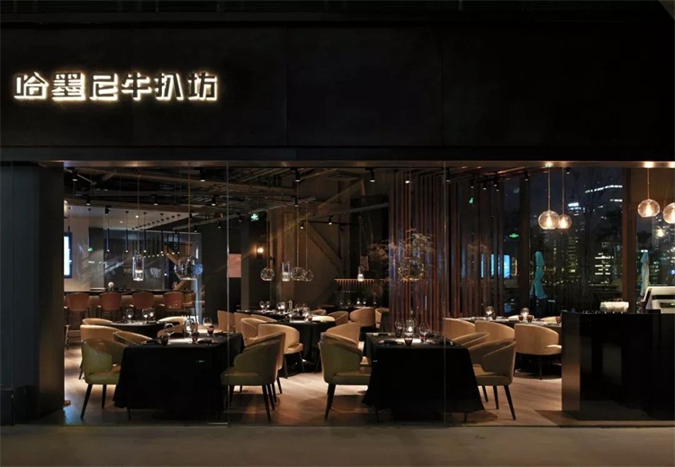 牛扒店空間設計效果圖