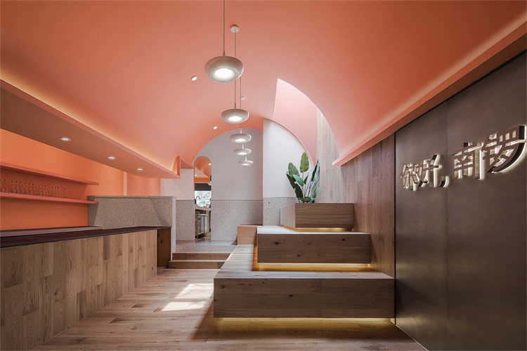 玫瑰餅店空（kōng）間設計效果圖