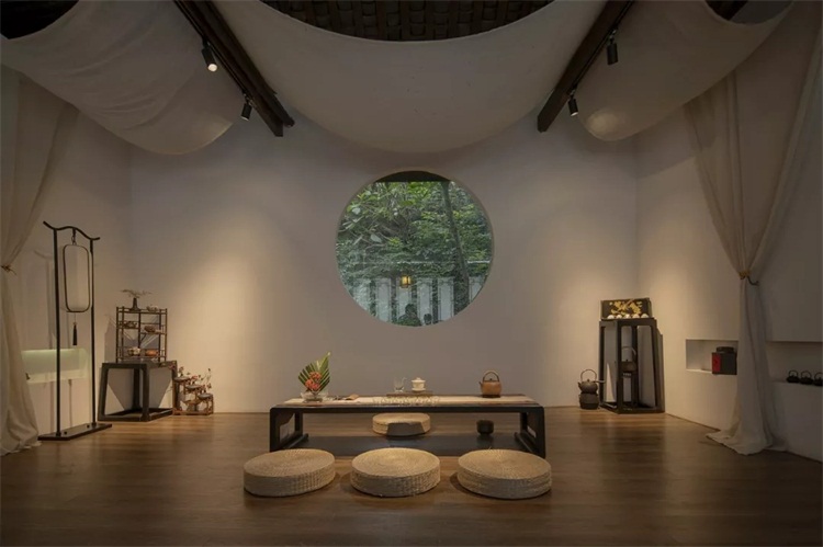 茶社空間設計效果圖(tú)