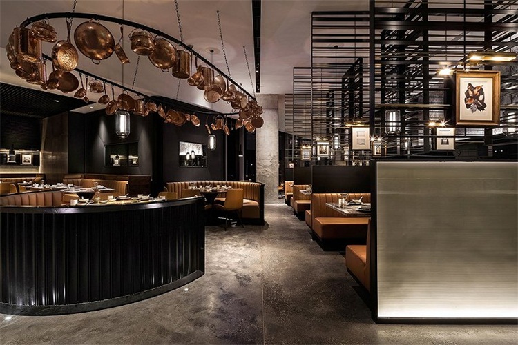 椰子雞火鍋餐廳空間設（shè）計效果（guǒ）圖