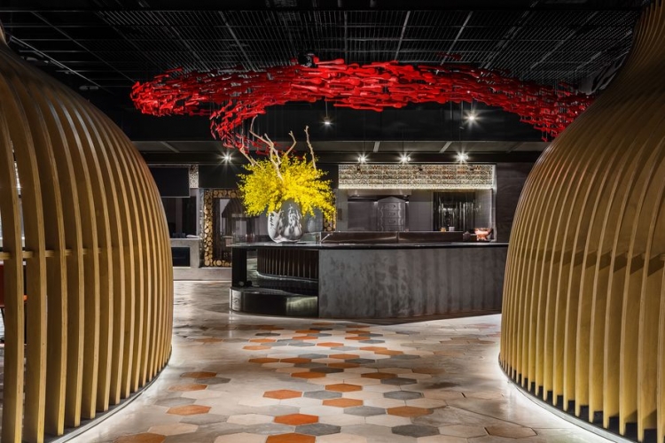 餐廳空間設計(jì)效果圖(tú)