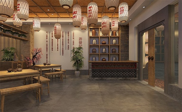 餐飲空(kōng)間設計效果圖