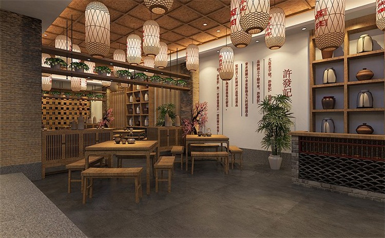 餐飲(yǐn)空間設計效果圖