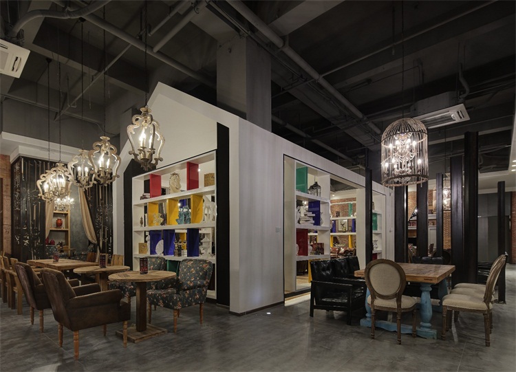 咖啡館空間設計效（xiào）果圖