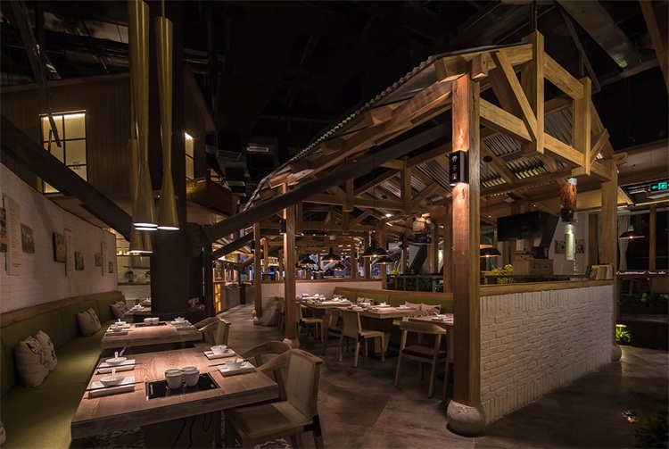 骨湯餐廳空間設計（jì）效果圖