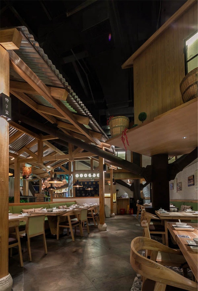 骨湯餐廳（tīng）空間設計效果圖