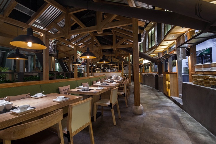 骨湯餐廳空間設計效果圖