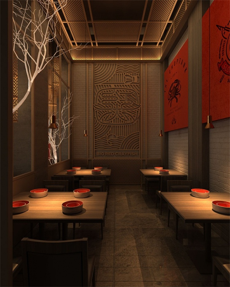 龍蝦餐廳空間設計效果（guǒ）圖