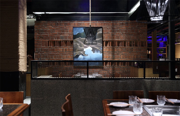 火鍋餐廳空間設計效果圖