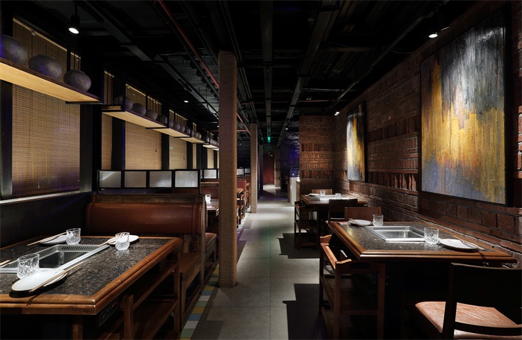 火（huǒ）鍋餐廳空間設計（jì）效果圖