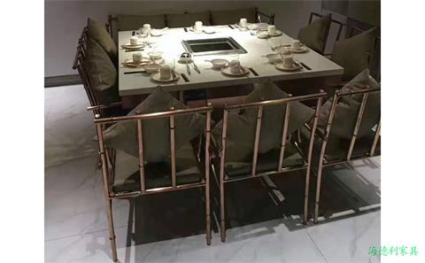 無(wú)煙電磁爐火(huǒ)鍋桌