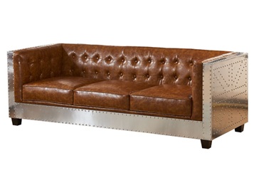 音樂會所工業風不鏽鋼卡座沙發