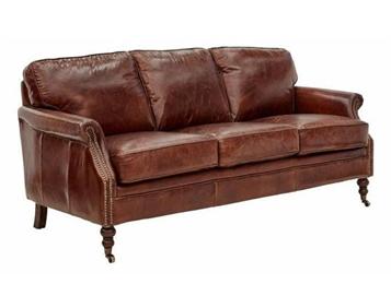 複（fù）古小酒吧工業風皮革卡座沙（shā）發