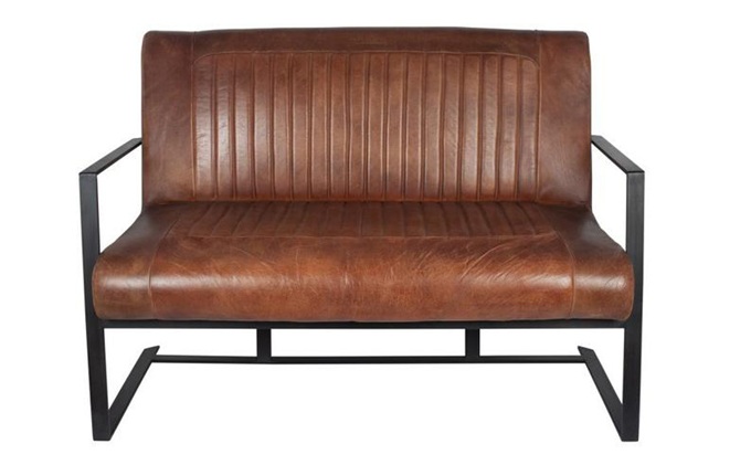 工業風（fēng）咖啡館鐵（tiě）藝簡約卡座沙（shā）發