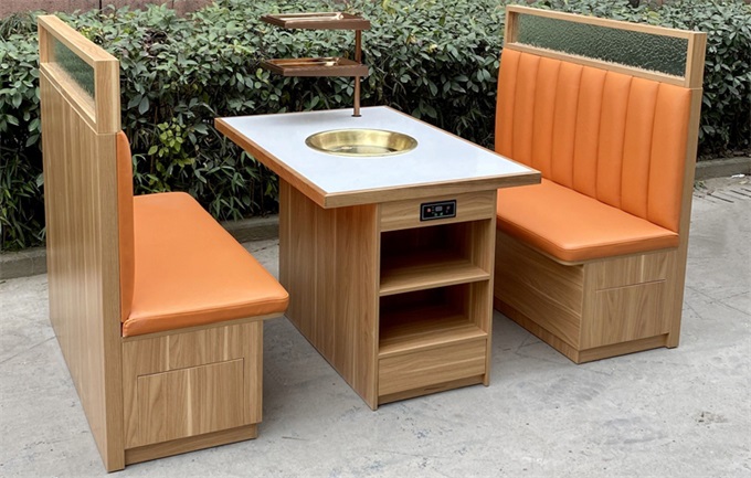 無煙烤肉燒烤桌椅（yǐ）