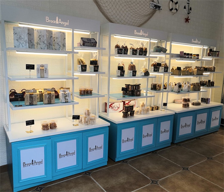 開放式高邊烘焙麵包櫃