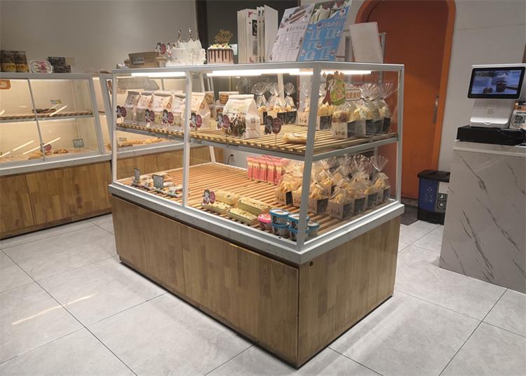 實木麵包櫃 麵（miàn）包（bāo）展示（shì）櫃