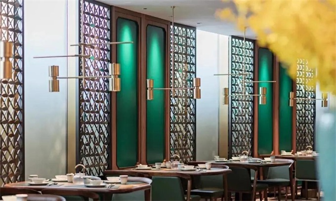 粵菜餐（cān）廳大理石餐桌