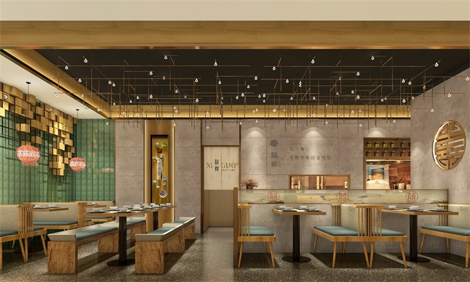 中（zhōng）式餐廳效果圖