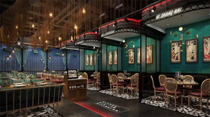 中餐廳裝修風格效果（guǒ）圖