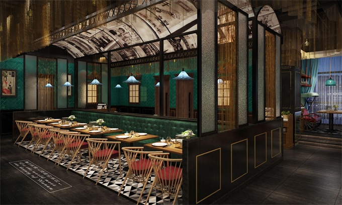 中式風格餐廳裝修（xiū）效果圖