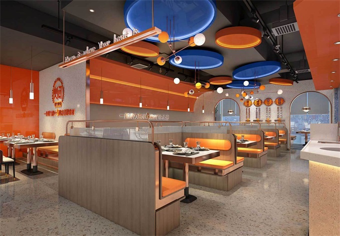 餐飲（yǐn）空間裝修（xiū）設計效果圖