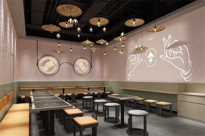 餐廳空（kōng）間（jiān）設計效果圖