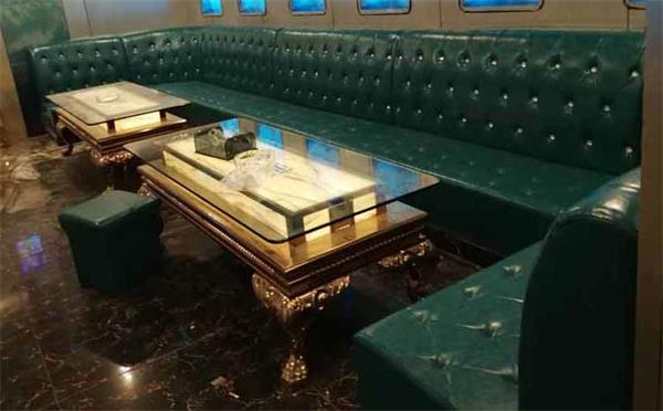 地中海包（bāo）廂量販式包間ktv沙發