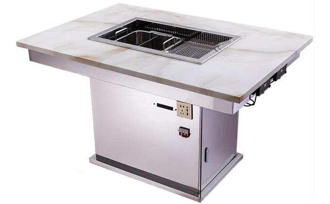 無煙淨化火鍋燒烤一體桌