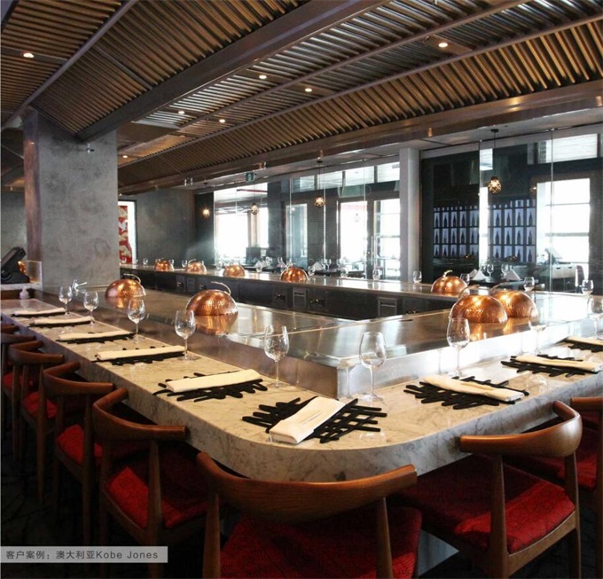 法式鐵板燒餐廳鐵板燒餐台