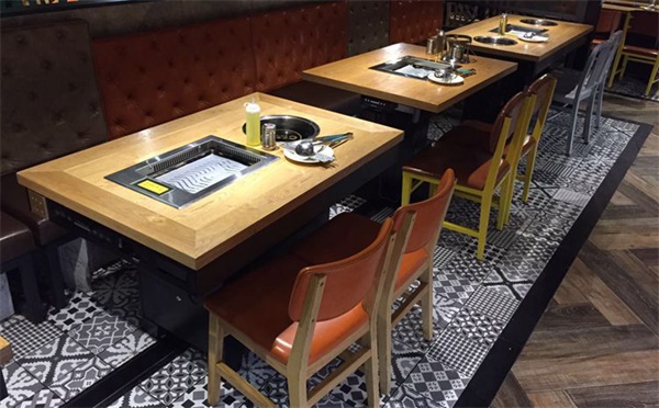 韓(hán)式烤肉桌子