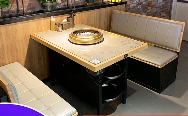 韓式烤(kǎo)肉店無煙(yān)烤(kǎo)肉桌