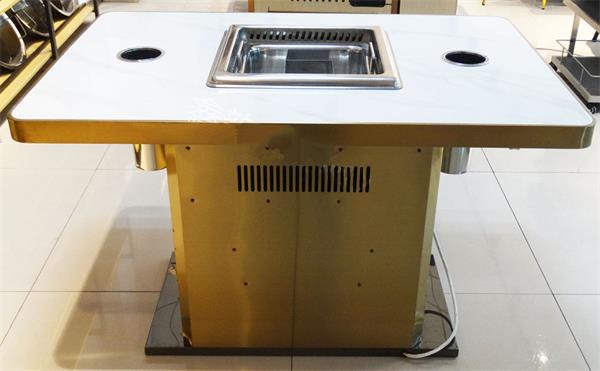 不鏽鋼無煙火鍋桌