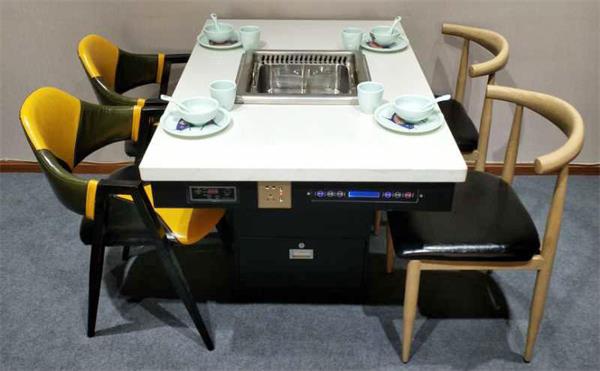 大理石無煙火鍋（guō）桌