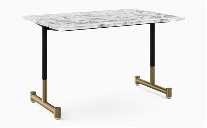 員工餐廳大理（lǐ）石台麵餐桌