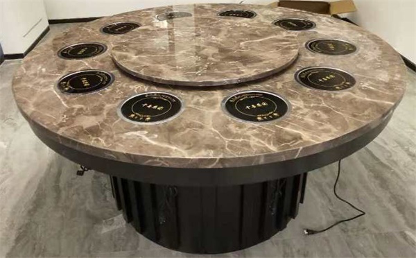 12人（rén）電磁爐電動火鍋桌