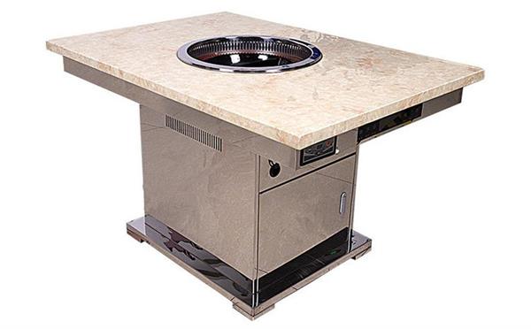 不鏽鋼無煙火鍋桌