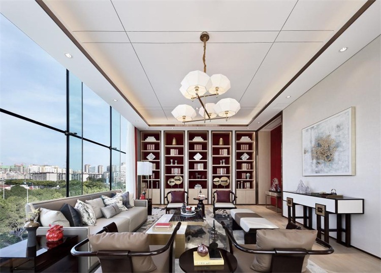 茶業會館空間設計效果圖